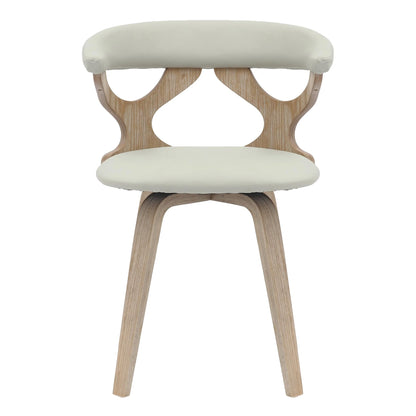 Klyne Modern Wooden Dining Chair With Walnut Color Frame - Elax Furniture