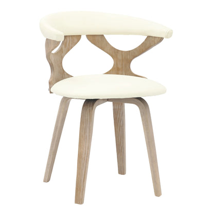 Klyne Modern Wooden Dining Chair With Walnut Color Frame - Elax Furniture