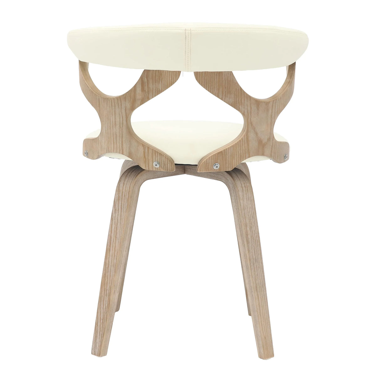 Klyne Modern Wooden Dining Chair With Walnut Color Frame - Elax Furniture