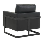 Lincoln Modern Upholstered Accent Armchair With Gold/Black Metal Frame - Elax Furniture