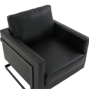 Lincoln Modern Upholstered Accent Armchair With Gold/Black Metal Frame - Elax Furniture