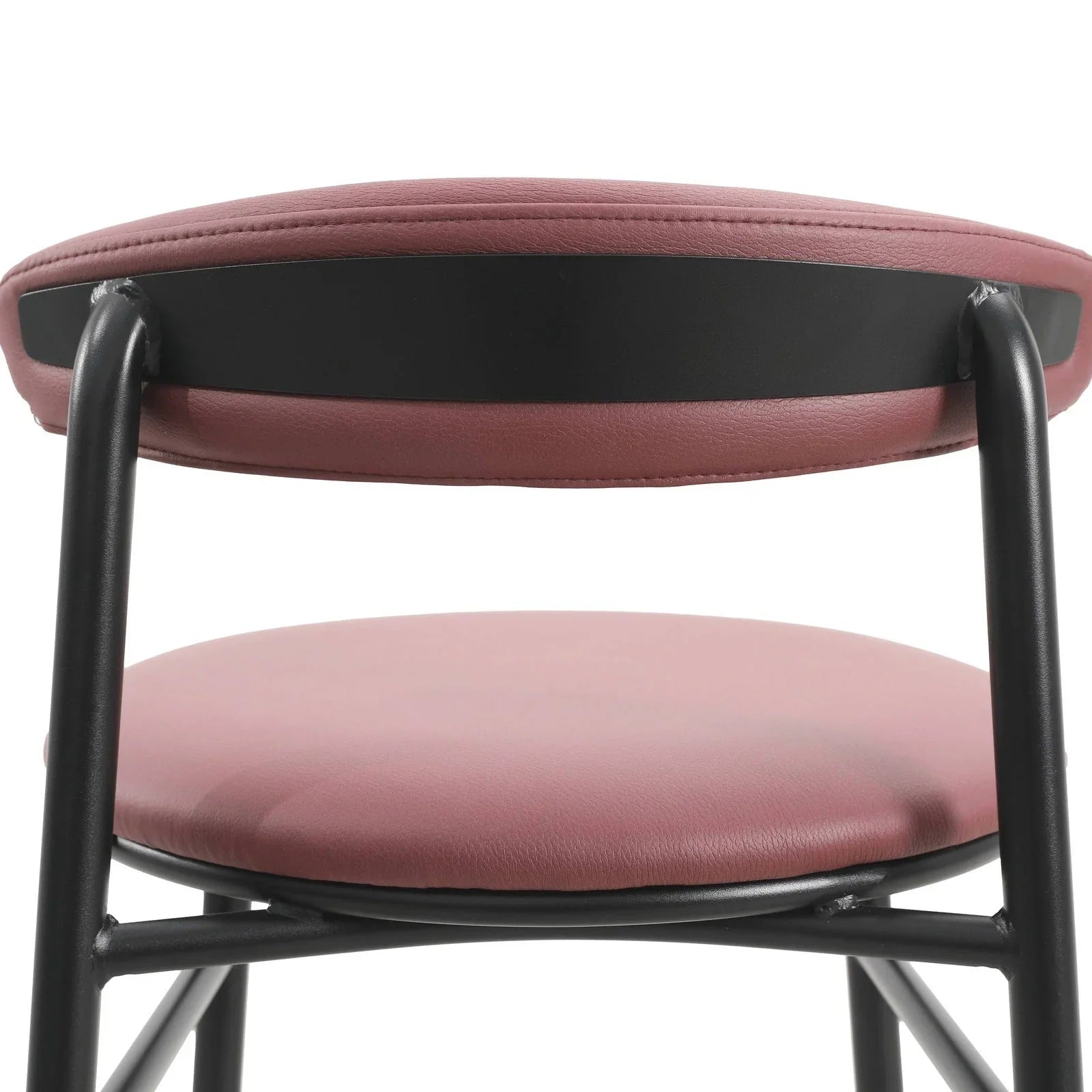 Lume Series Modern Bar Stool Upholstered in Leather for Dining Room and Kitchen - Elax Furniture