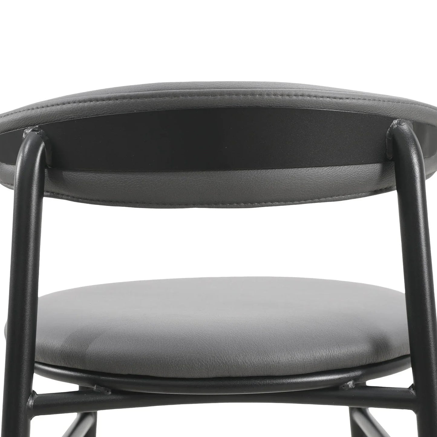 Lume Series Modern Bar Stool Upholstered in Leather for Dining Room and Kitchen - Elax Furniture