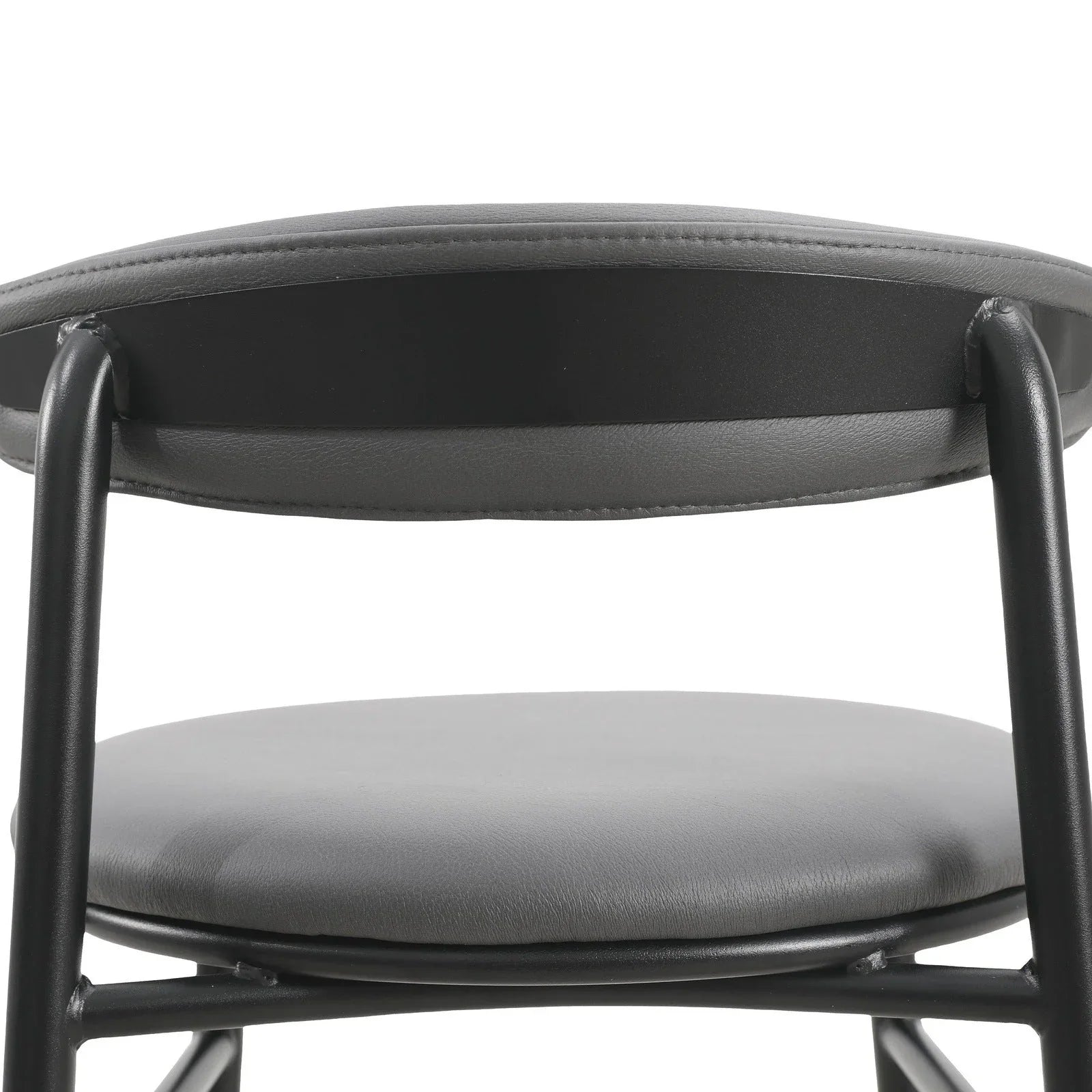 Lume Series Modern Bar Stool Upholstered in Leather for Dining Room and Kitchen - Elax Furniture
