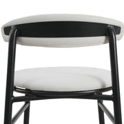 Lume Series Modern Bar Stool Upholstered in Leather for Dining Room and Kitchen - Elax Furniture