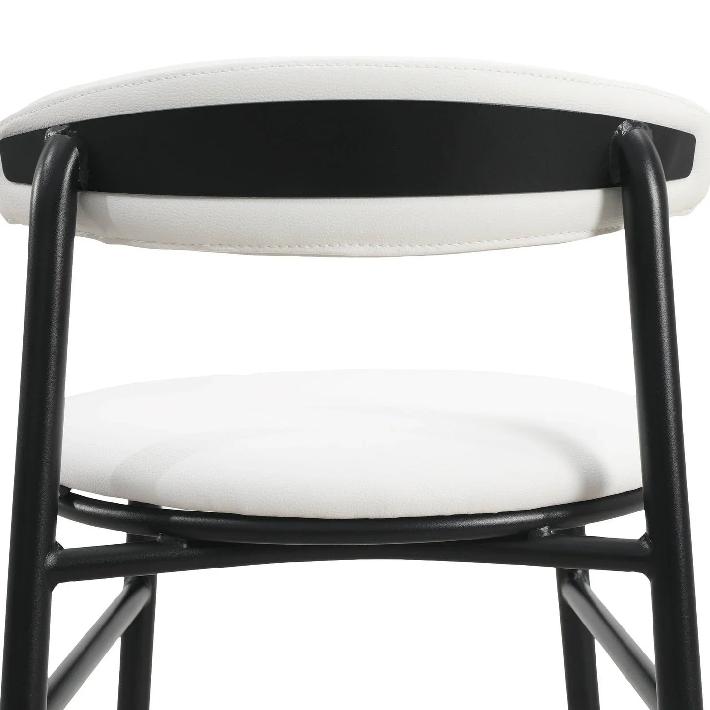 Lume Series Modern Bar Stool Upholstered in Leather for Dining Room and Kitchen - Elax Furniture