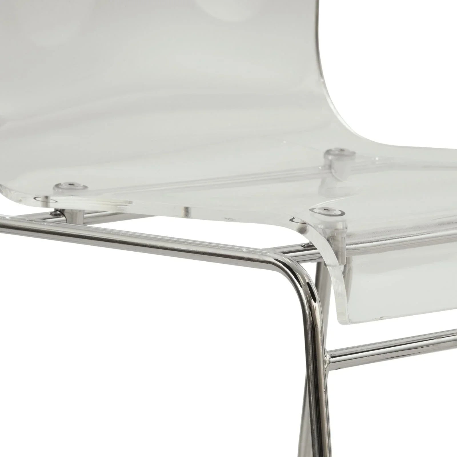Lima Modern Acrylic Chair Set of 4 - Elax Furniture