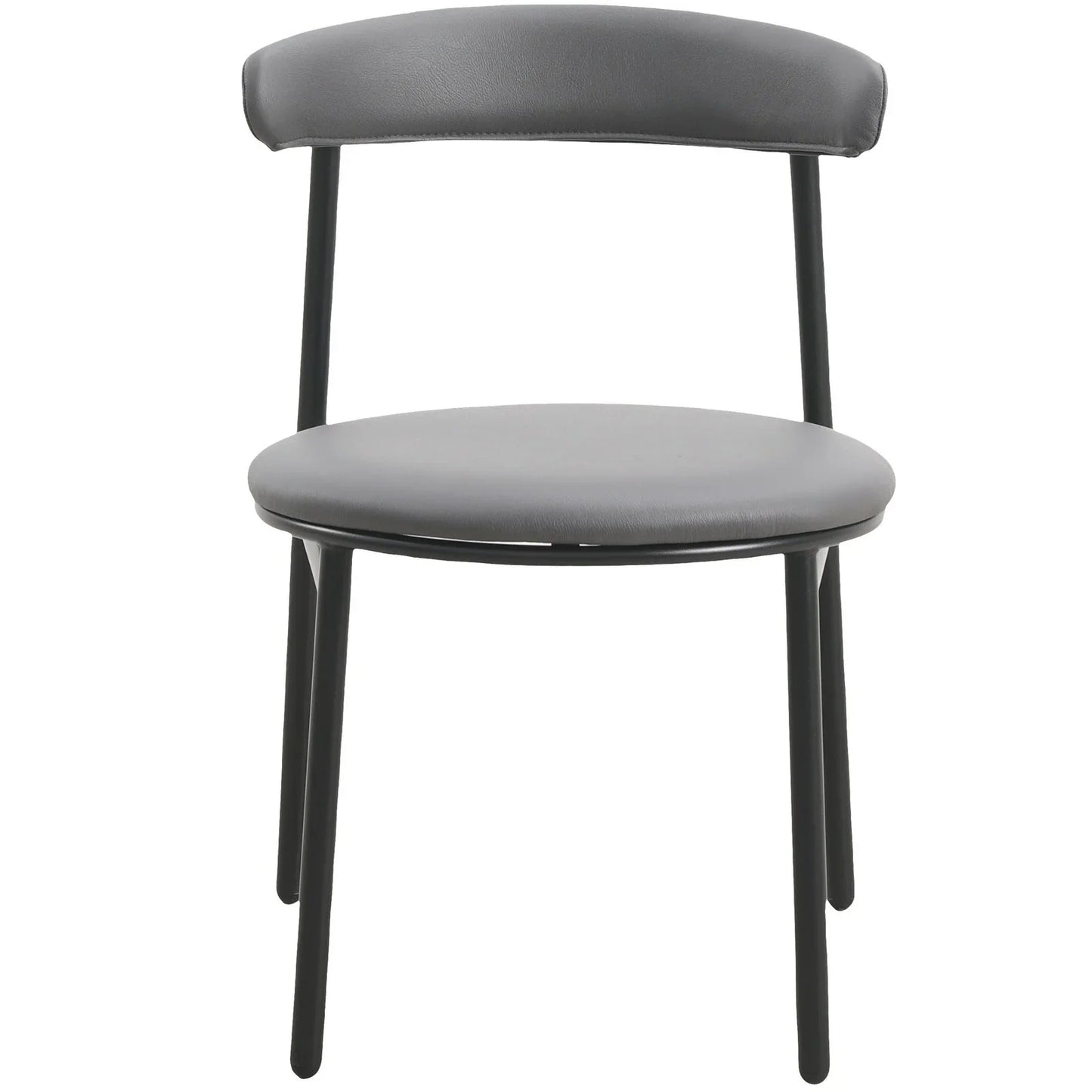 Lume Modern Dining Chair Upholstered in Polyester with Metal Legs - Elax Furniture