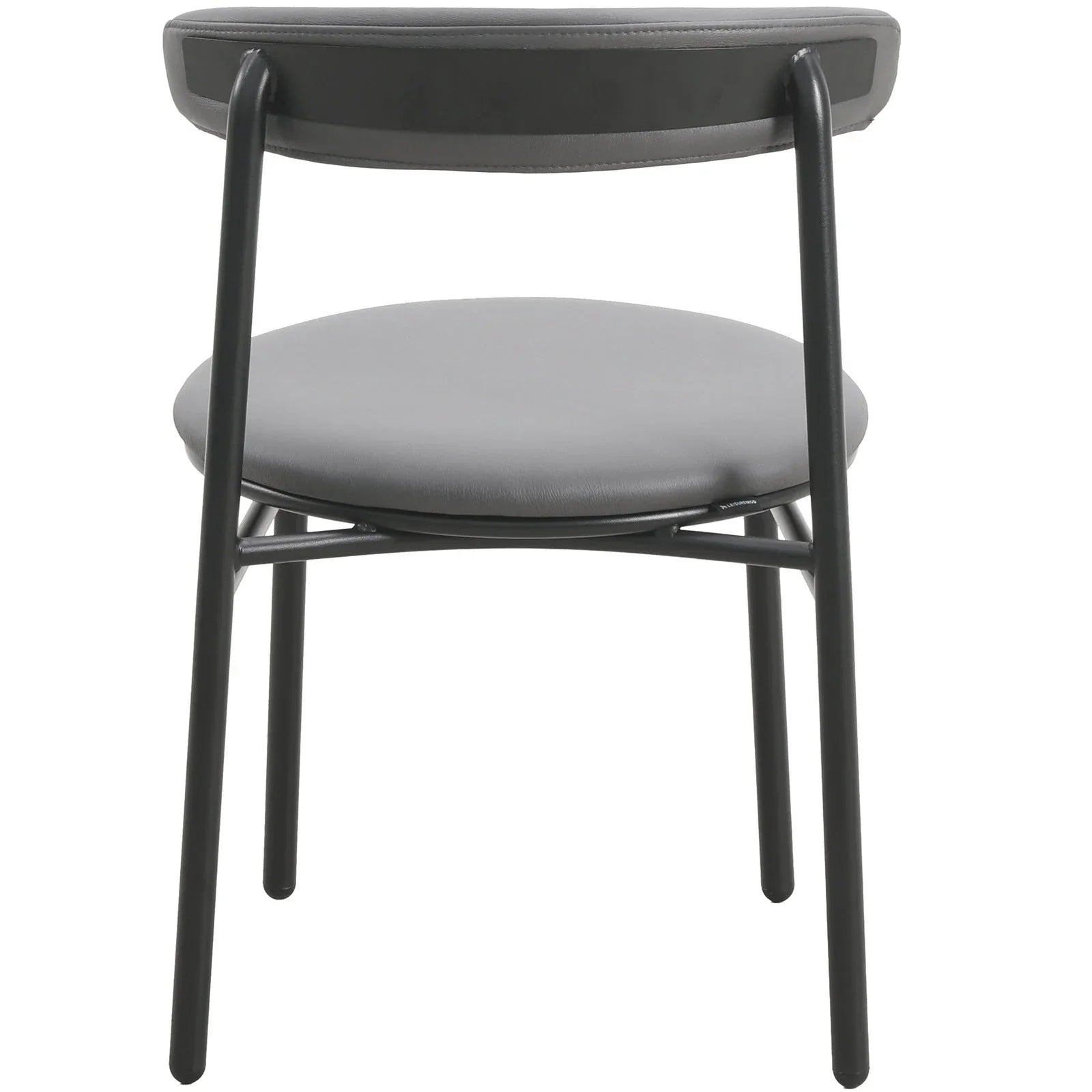 Lume Modern Dining Chair Upholstered in Polyester with Metal Legs - Elax Furniture