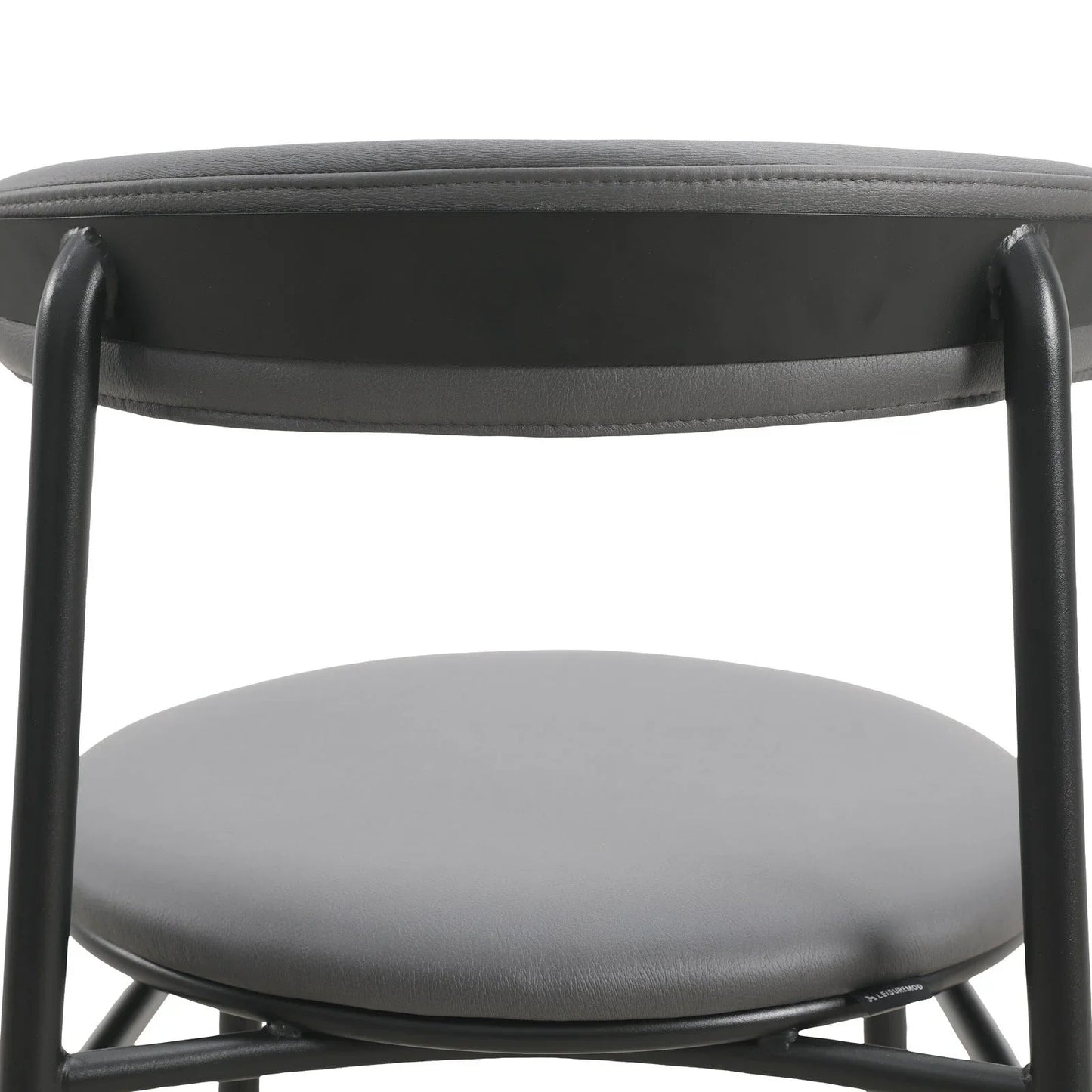 Lume Modern Dining Chair Upholstered in Polyester with Metal Legs - Elax Furniture