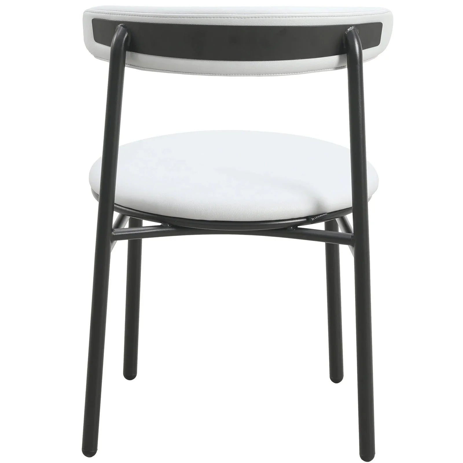 Lume Modern Dining Chair Upholstered in Polyester with Metal Legs - Elax Furniture