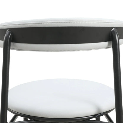 Lume Modern Dining Chair Upholstered in Polyester with Metal Legs - Elax Furniture