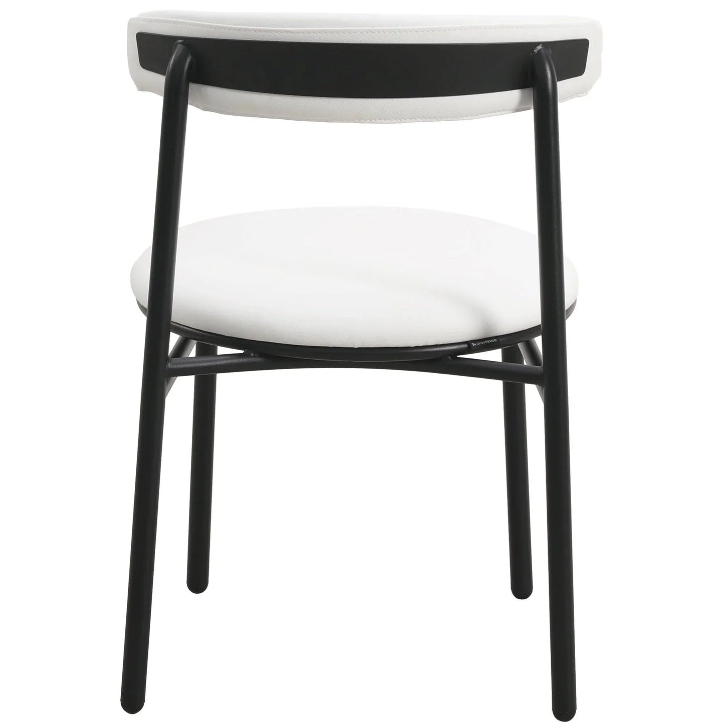 Lume Modern Dining Chair Upholstered in Polyester with Metal Legs - Elax Furniture