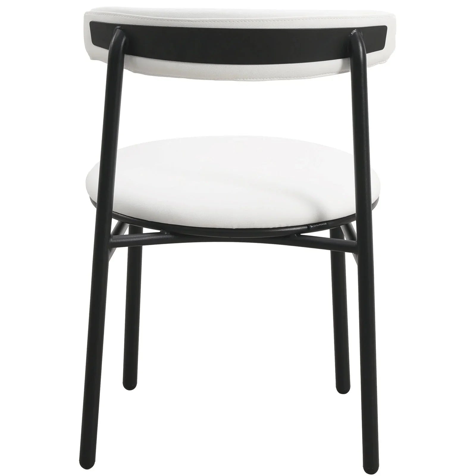 Lume Modern Dining Chair Upholstered in Polyester with Metal Legs - Elax Furniture