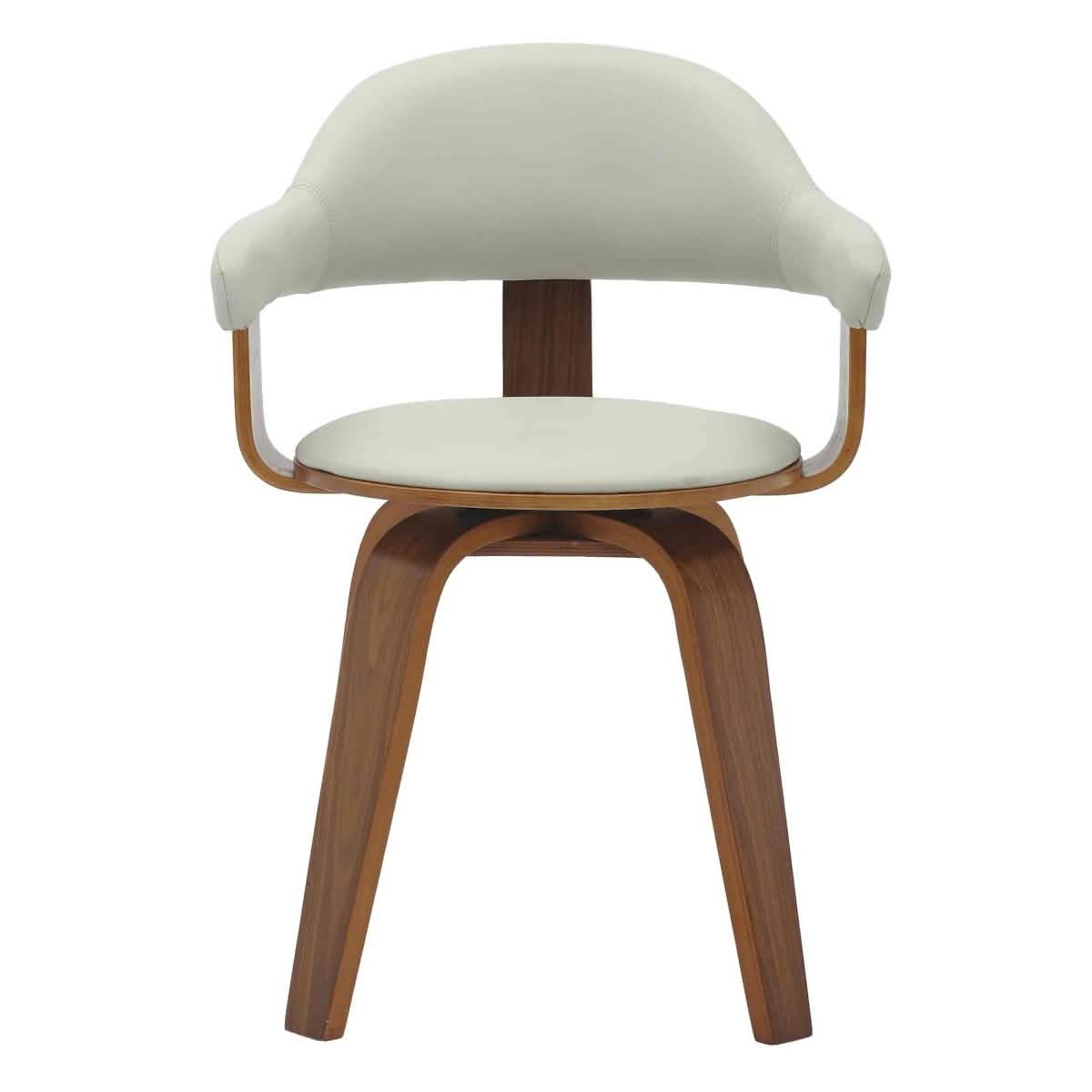Brivo Modern Wooden Dining Chair With Walnut Color Frame Grey Dining Chair Leisuremod
