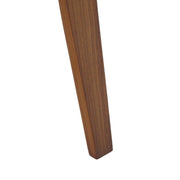 Brivo Modern Wooden Dining Chair With Walnut Color Frame Brown Dining Chair Leisuremod