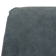 Markley Leather Dining Chair With Black/Gold Metal Legs Gold Peacock Blue Dining Chair Leisuremod