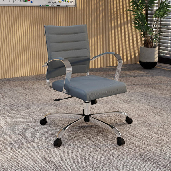 Benmar Mid-Back Mesh Adjustable  Office Conference Chair