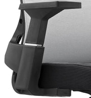 Brio Mid-Back Adjustable Office Chair Upholstered in Cotton White Office Chair Leisuremod