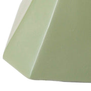 Azure Side Table Round Fiberstone Accent Table Marble White Side Table LeisureMod