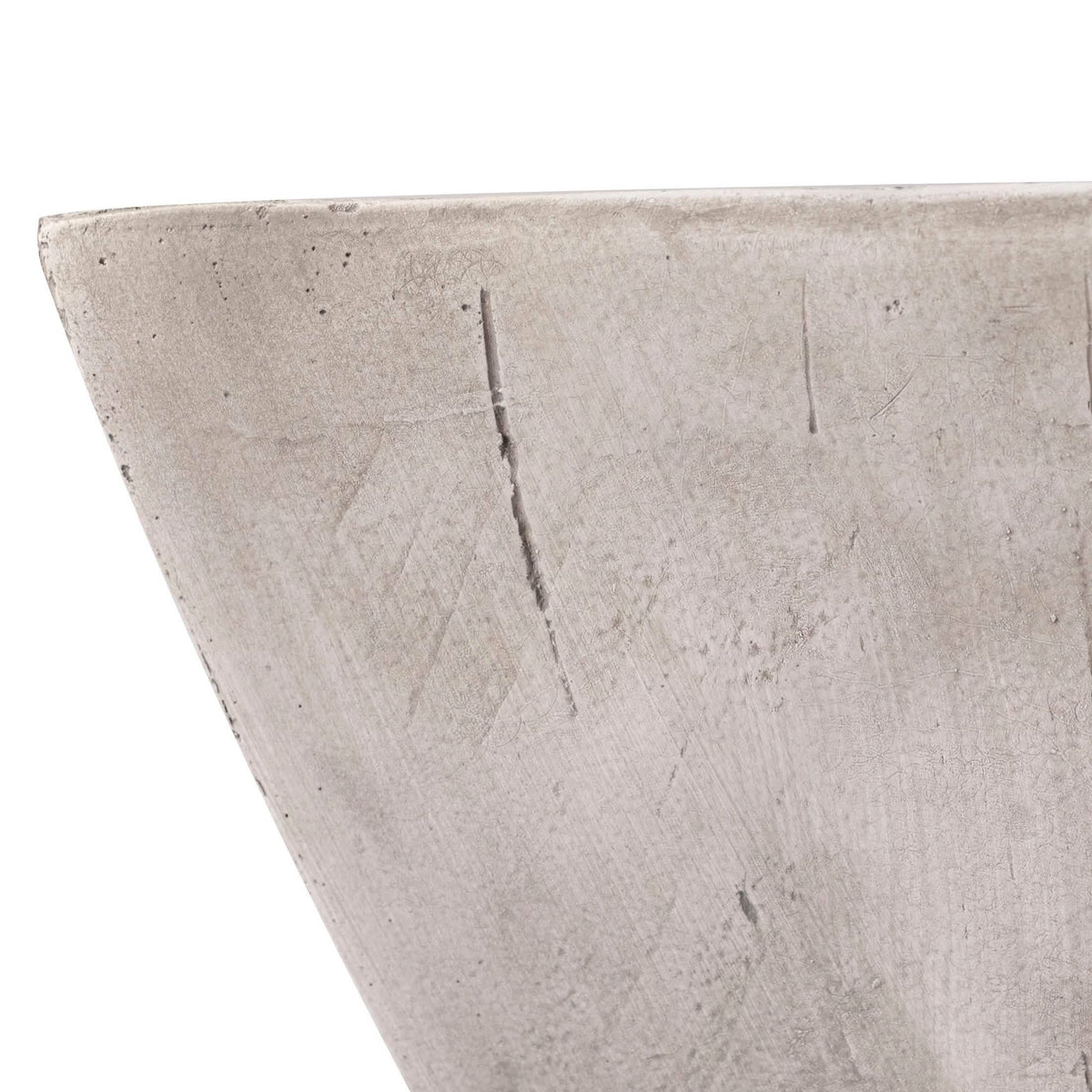Glint Side Table in Fiberstone Square Accent Table Marble White Side Table LeisureMod