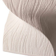 Onyx Square Side Table in Fiberstone Assembled Accent End Table Cream Side Table LeisureMod