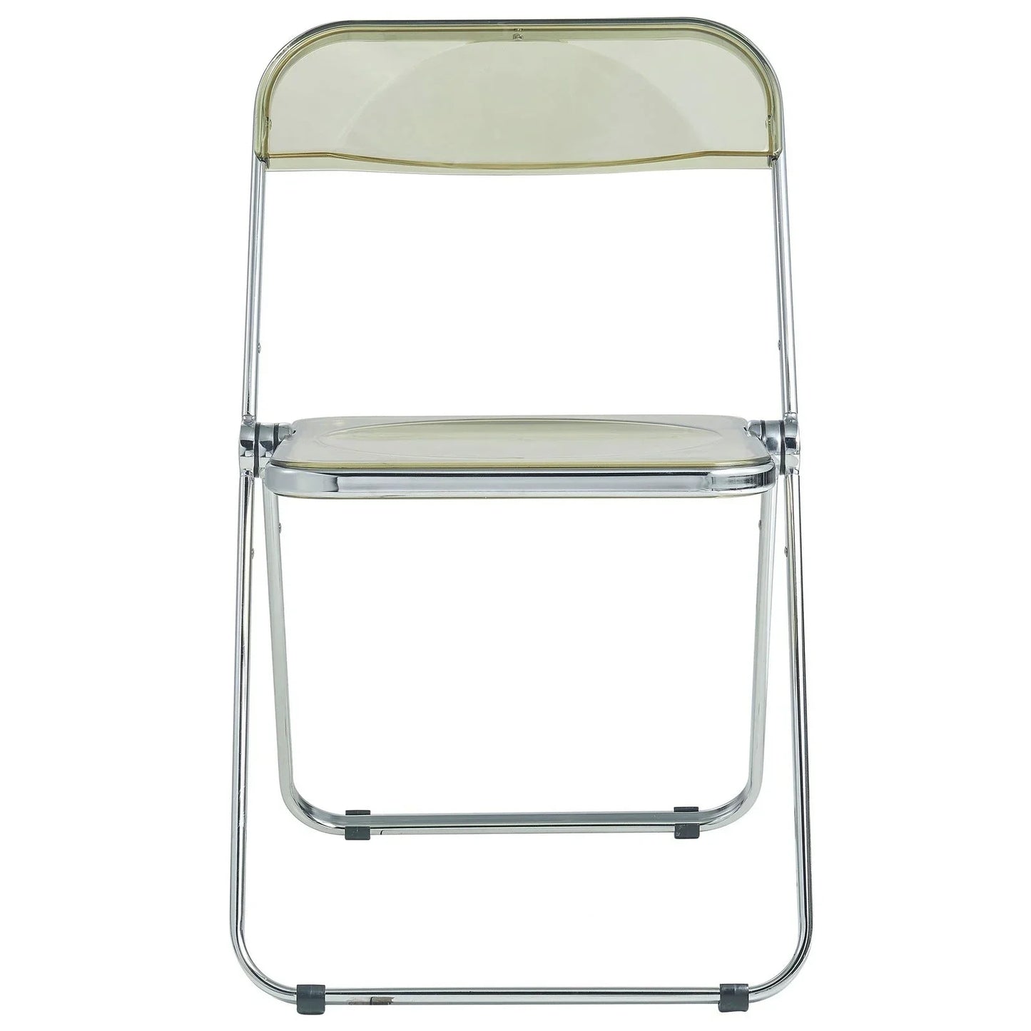 Lawrence Acrylic Folding Chair With Metal Frame Set of 2 - Elax Furniture