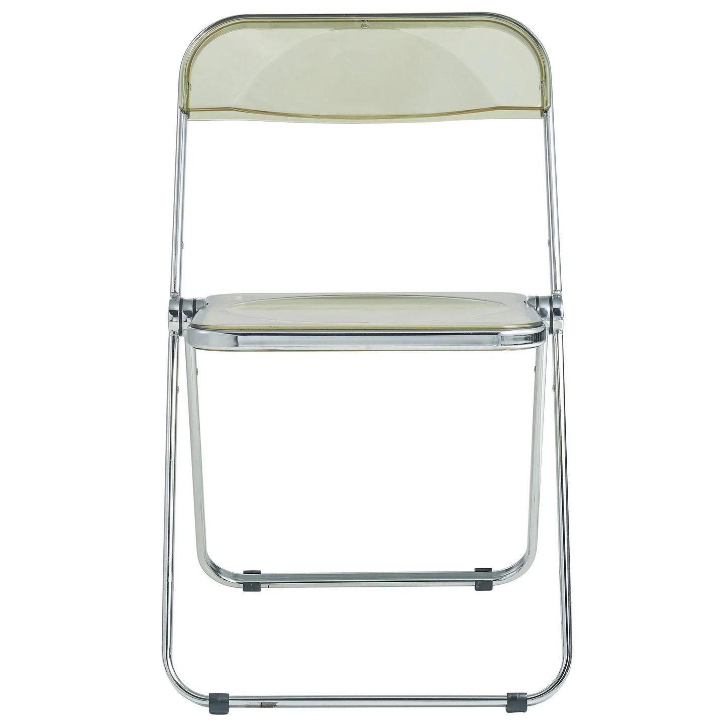 Lawrence Acrylic Folding Chair With Metal Frame Set of 4 - Elax Furniture