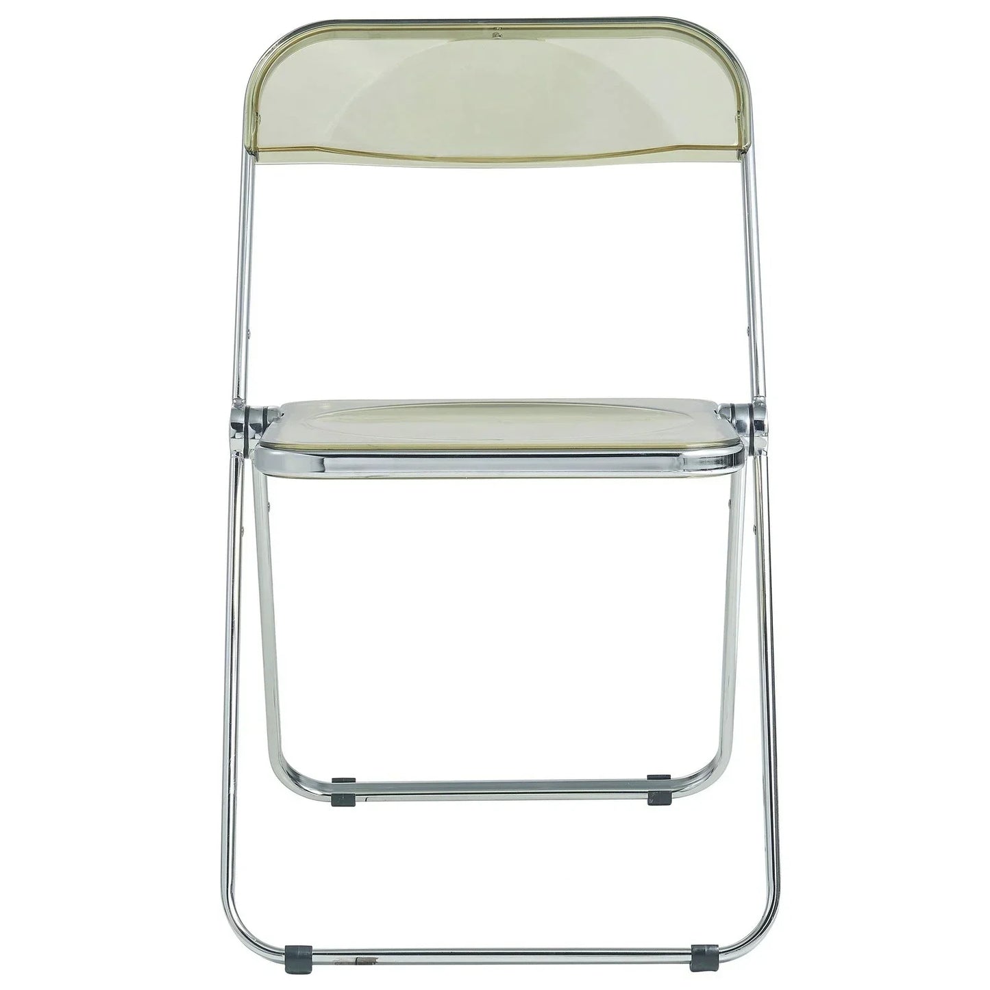 Lawrence Acrylic Folding Chair With Metal Frame - Elax Furniture