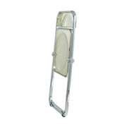 Lawrence Acrylic Folding Chair With Metal Frame - Elax Furniture
