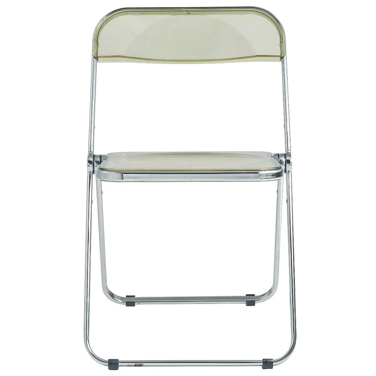 Lawrence 7-Piece Dining Set: Folding Acrylic Chairs & Rectangular Wood Table - Elax Furniture