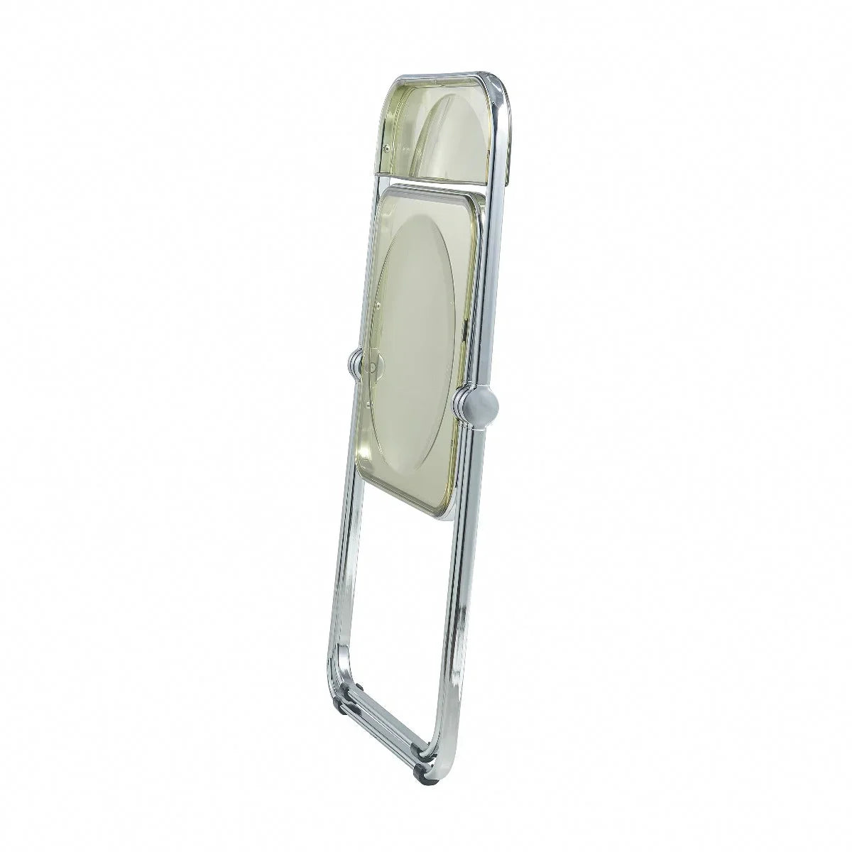 Lawrence Acrylic Folding Chair With Metal Frame Set of 2 - Elax Furniture