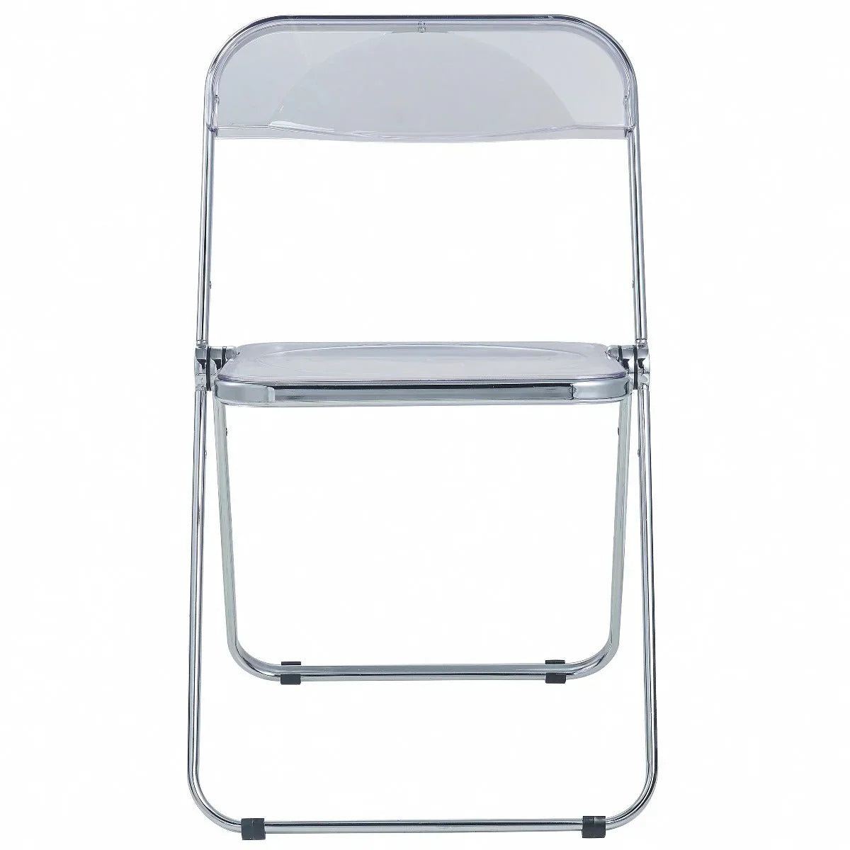 Lawrence Acrylic Folding Chair With Metal Frame - Elax Furniture
