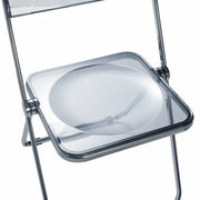 Lawrence Acrylic Folding Chair With Metal Frame - Elax Furniture