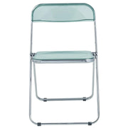 Lawrence Acrylic Folding Chair With Metal Frame - Elax Furniture