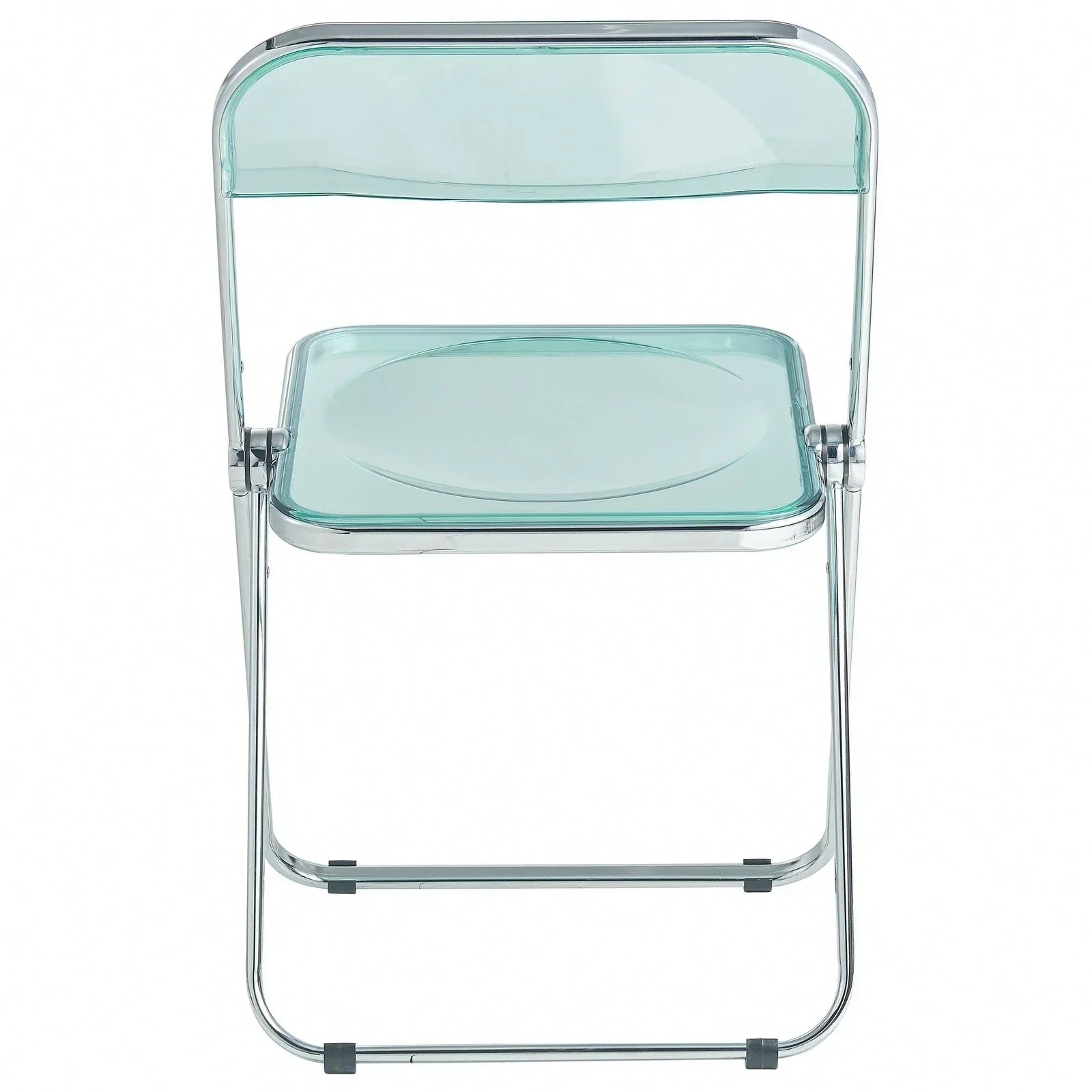 Lawrence Acrylic Folding Chair With Metal Frame - Elax Furniture