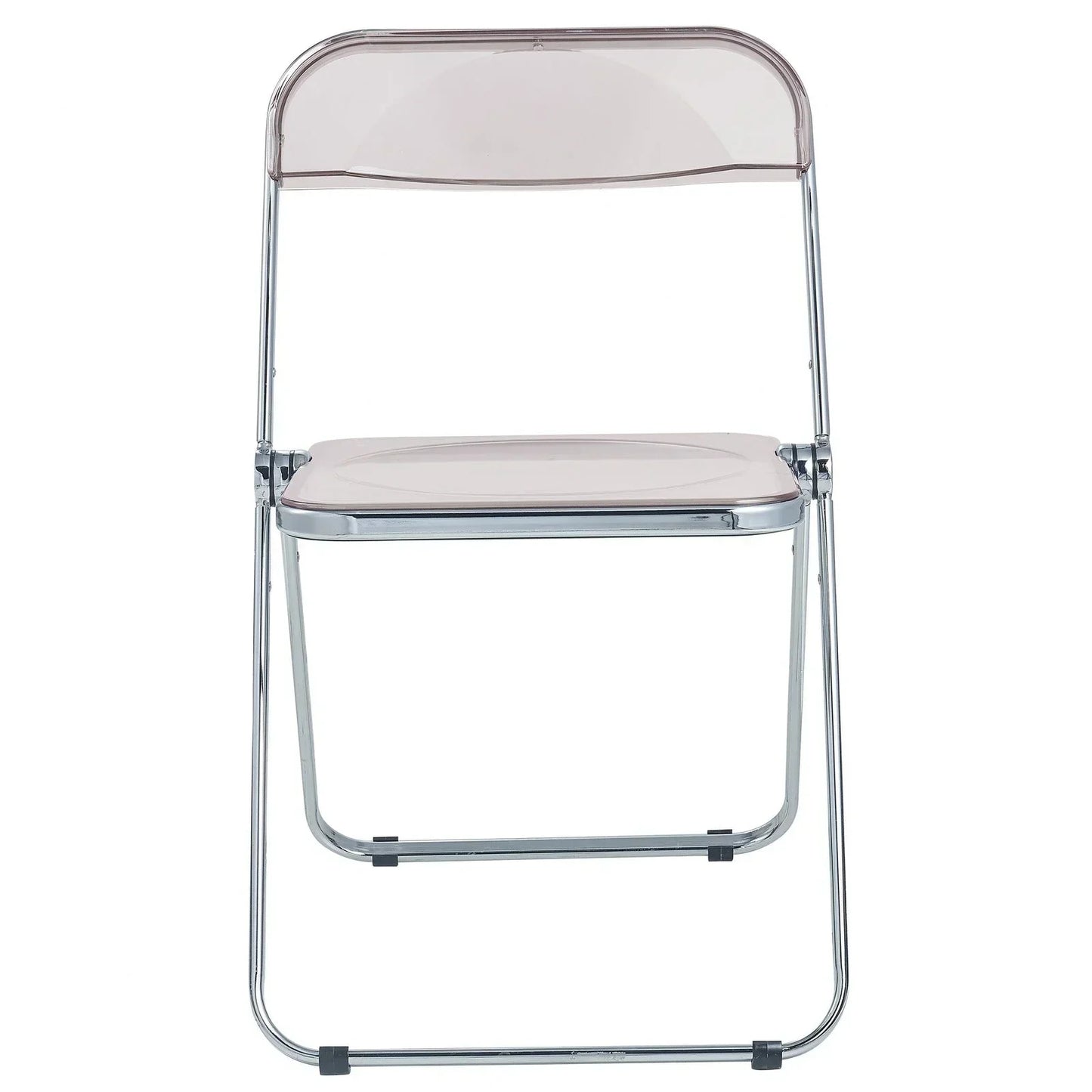 Lawrence Acrylic Folding Chair With Metal Frame - Elax Furniture