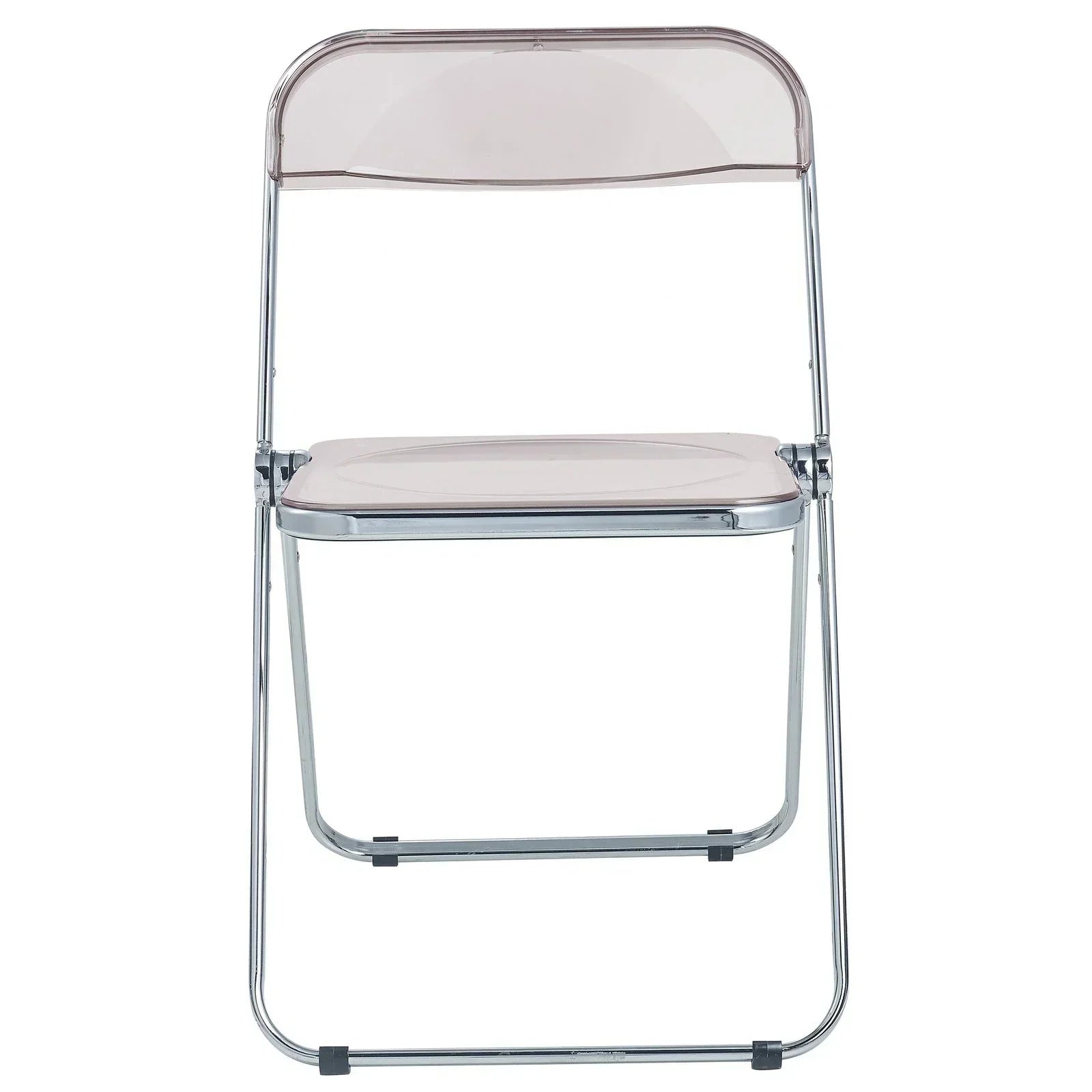 Lawrence Acrylic Folding Chair With Metal Frame - Elax Furniture