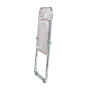 Lawrence Acrylic Folding Chair With Metal Frame - Elax Furniture