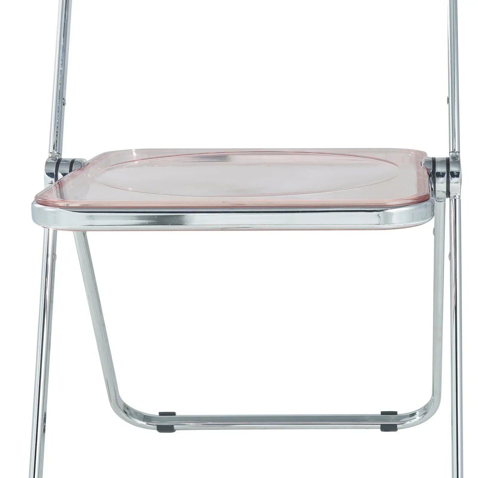 Lawrence Acrylic Folding Chair With Metal Frame - Elax Furniture