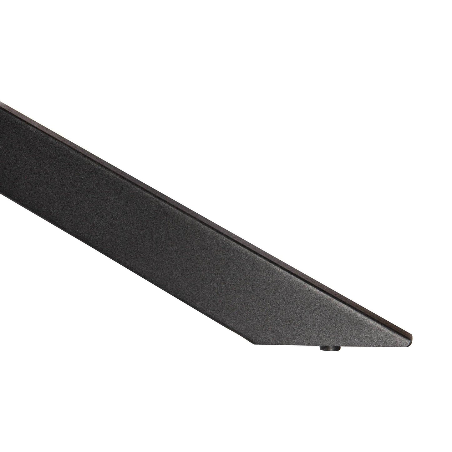 Lawrence 7-Piece Dining Set: Folding Acrylic Chairs & Rectangular Wood Table with Geometric Base - Elax Furniture