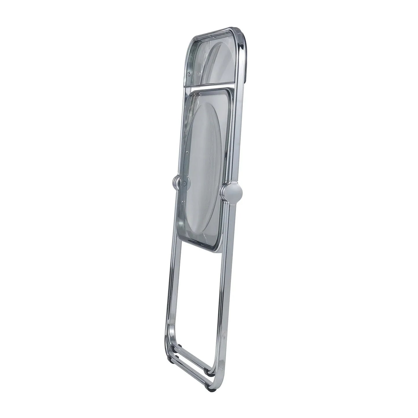 Lawrence Acrylic Folding Chair With Metal Frame Set of 2 - Elax Furniture