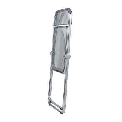 Lawrence Acrylic Folding Chair With Metal Frame Set of 2 - Elax Furniture