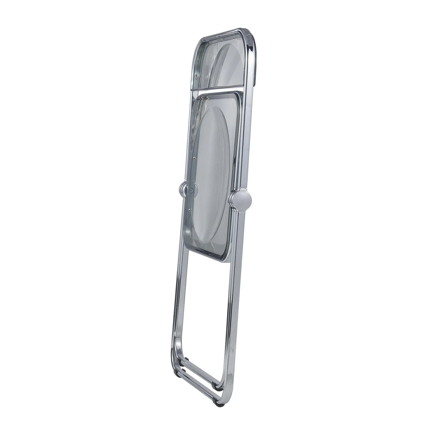 Lawrence Acrylic Folding Chair With Metal Frame Set of 4 - Elax Furniture