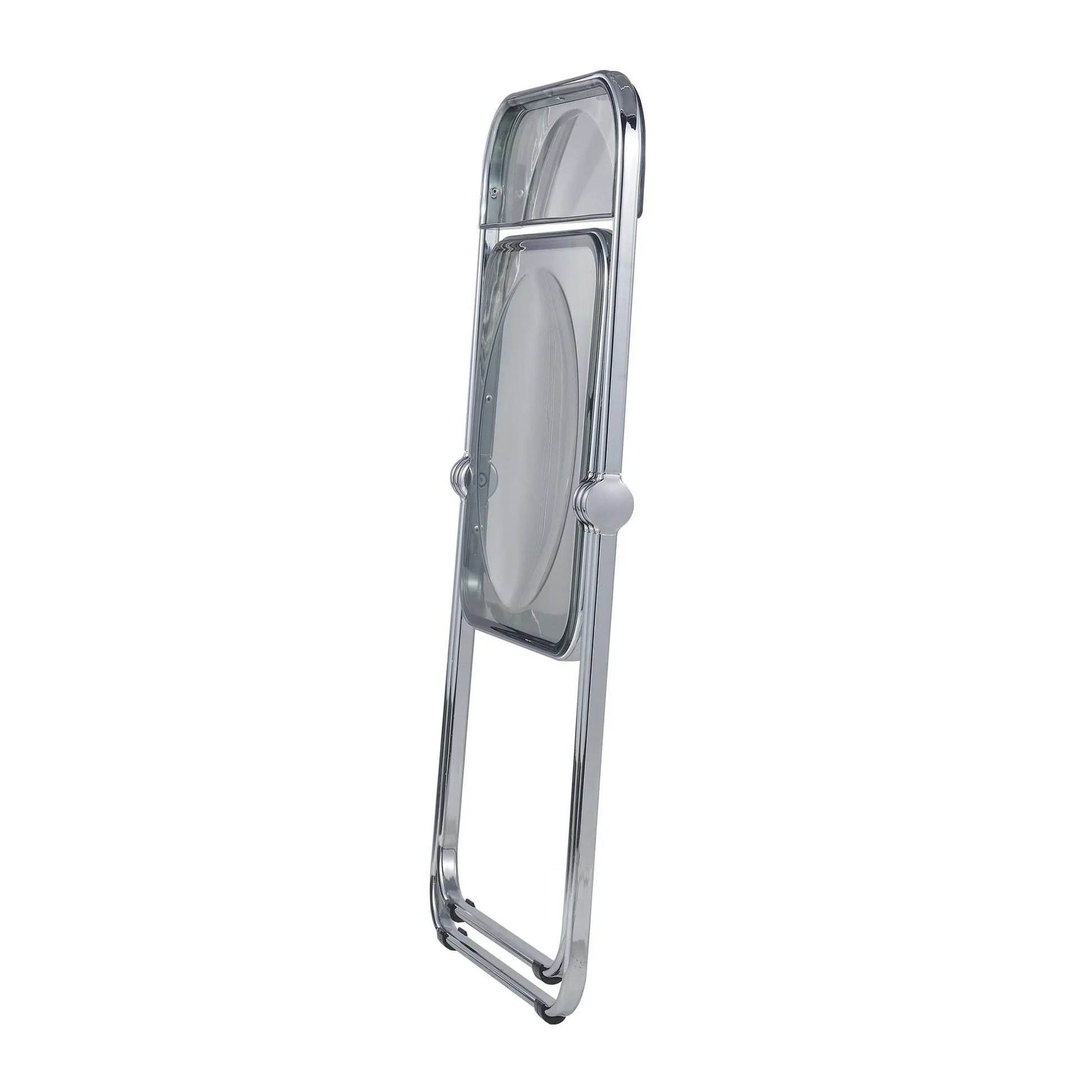 Lawrence Acrylic Folding Chair With Metal Frame Set of 4 - Elax Furniture