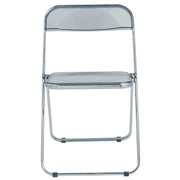 Lawrence Acrylic Folding Chair With Metal Frame - Elax Furniture