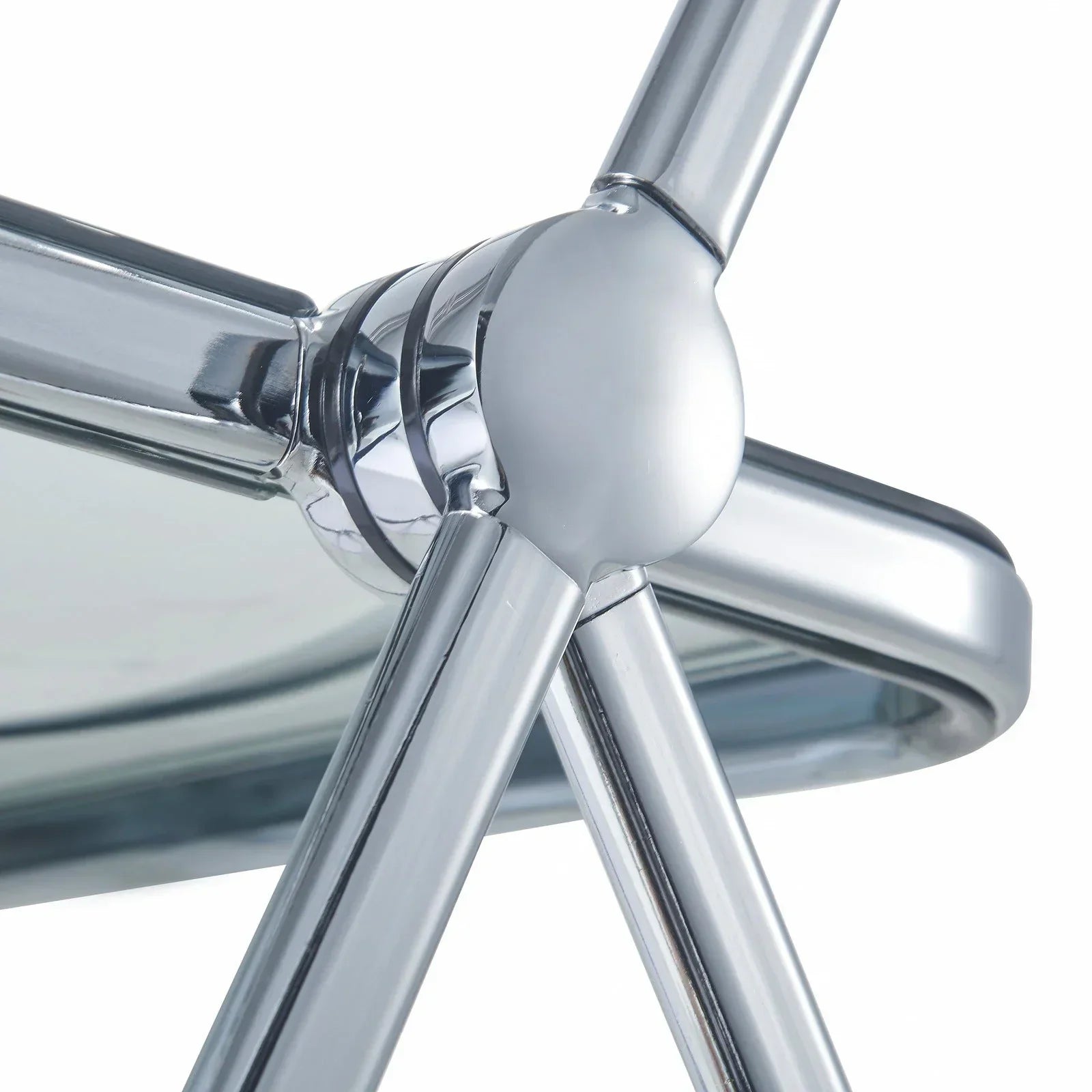 Lawrence Acrylic Folding Chair With Metal Frame - Elax Furniture