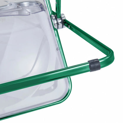 Lawrence Acrylic Folding Chair With Metal Frame - Elax Furniture