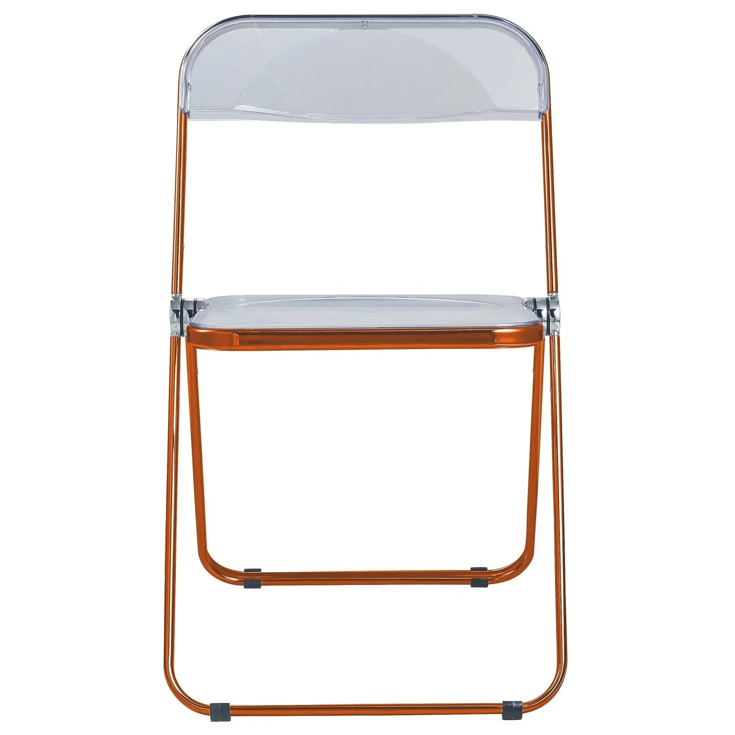 Lawrence Acrylic Folding Chair With Metal Frame - Elax Furniture