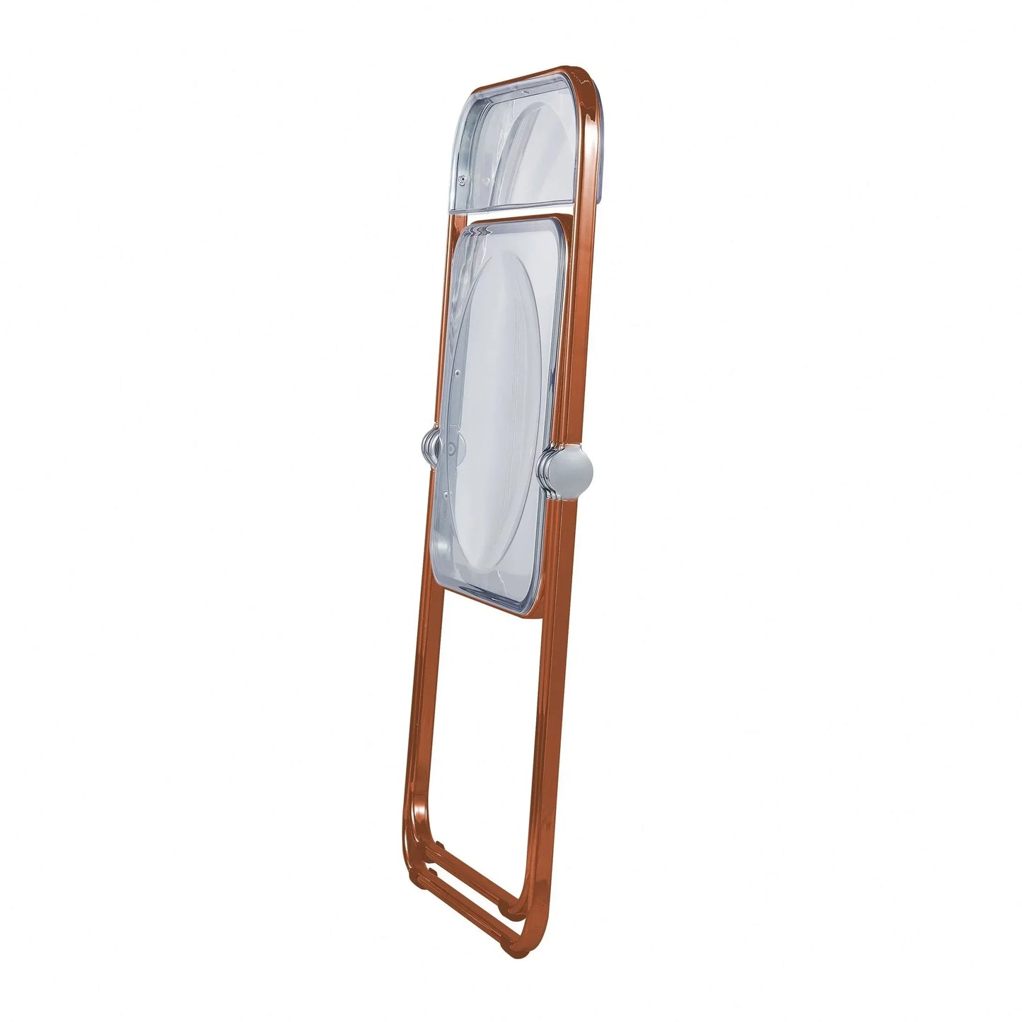 Lawrence Acrylic Folding Chair With Metal Frame - Elax Furniture